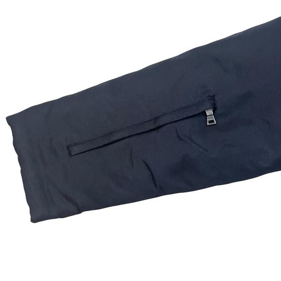 Marc New York Jacket Mens Medium Black Duck Down Puffer Coat Zip Reflective Warm - Picture 6 of 11